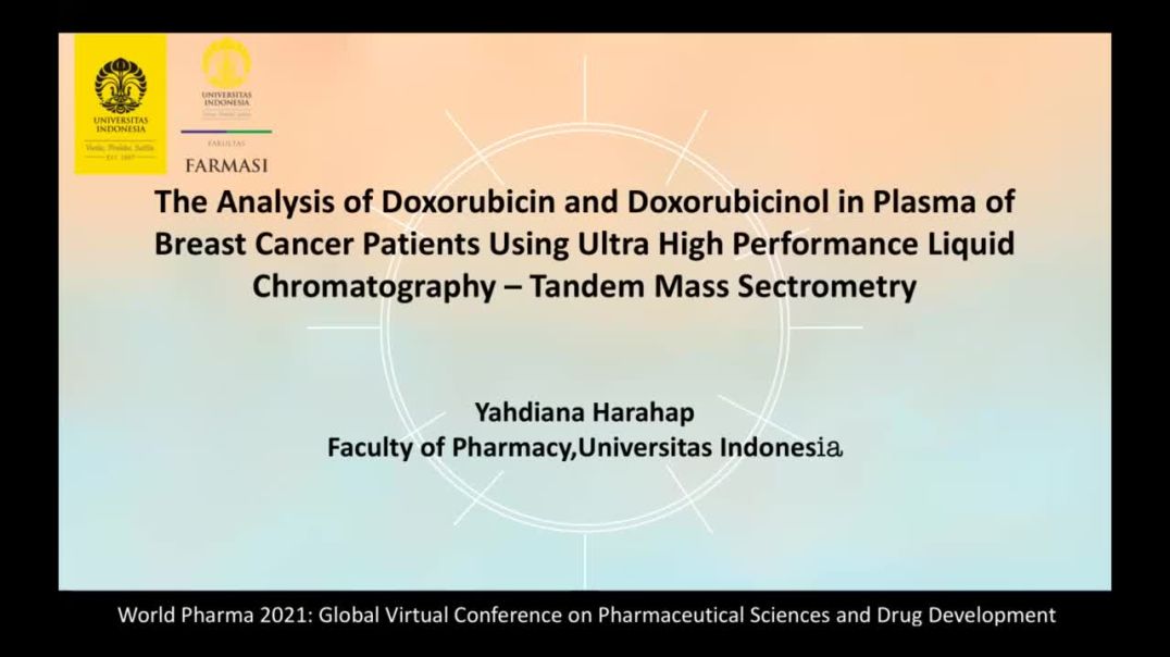Analysis of the Doxorubicin and Doxorubicinol in the Plasma of Doxorubicin | Yahdiana Harahap