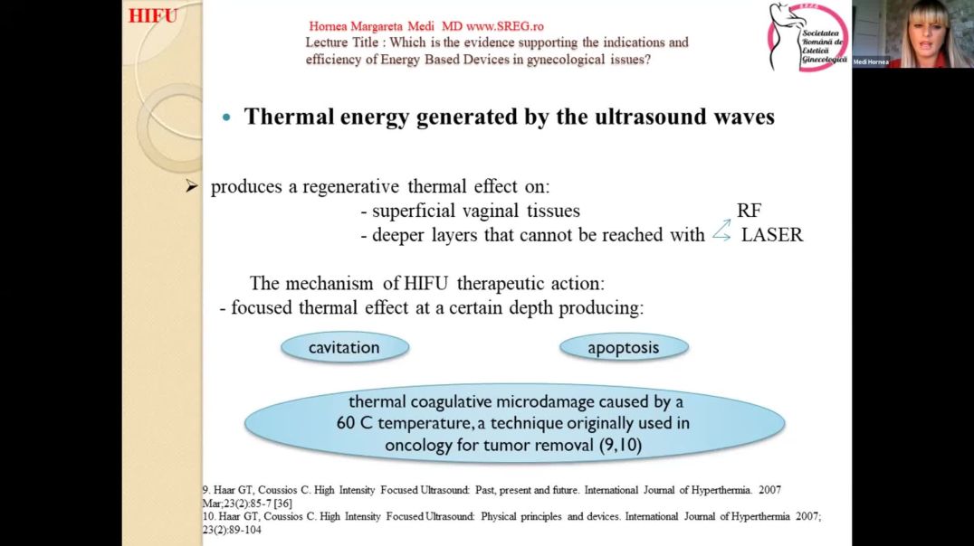 ⁣Evidence that the  efficiency of energy based devices in gynecological issues | Hornea Margareta