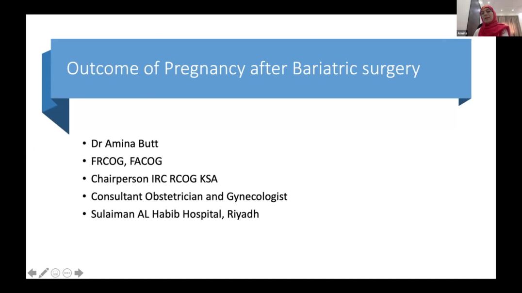 ⁣Outcome of pregnancy after bariatric surgery |  Amina Butt