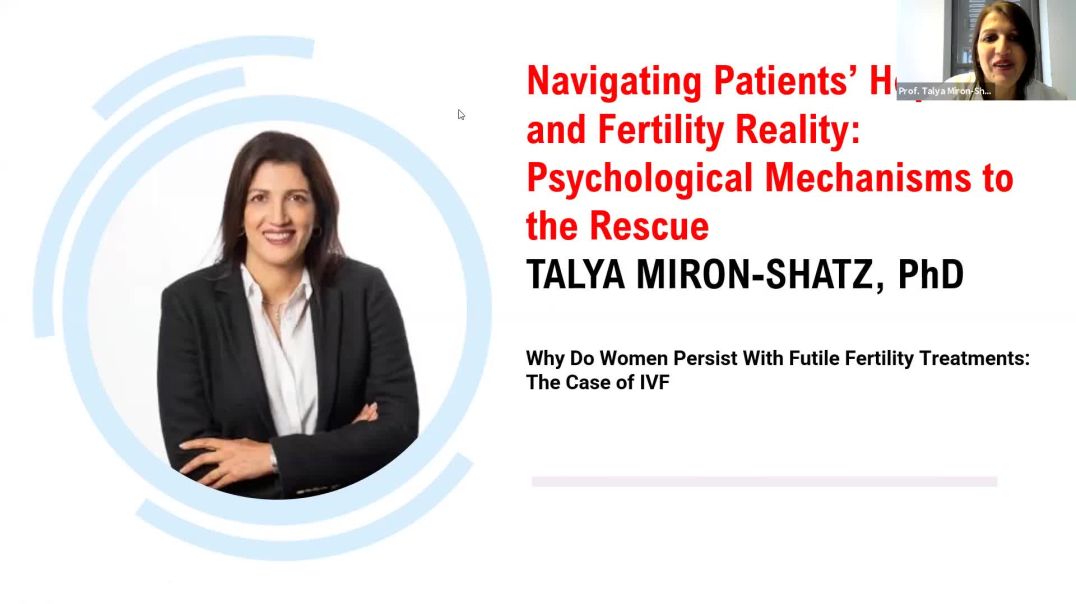 ⁣Why Do Women Persist With Futile Fertility Treatments | Talya Miron