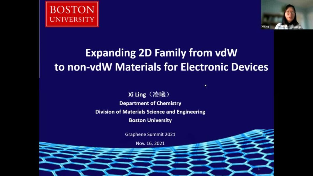 Expanding 2D Family from vdW to non-vdW Materials for Electronic Devices | Xi Ling