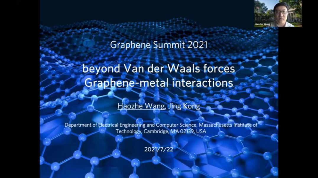 ⁣Beyond Van der Waals Graphene-metal interactions | Haozhe Wang