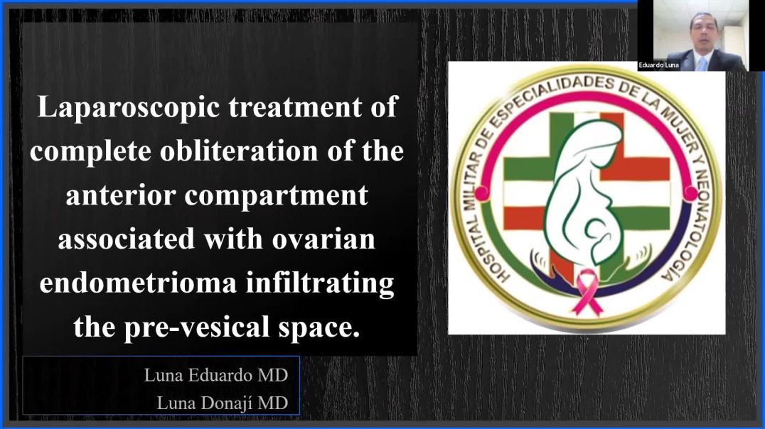 ⁣Laparoscopic treatment of complete obliteration of the anterior compartment | Eduardo Luna