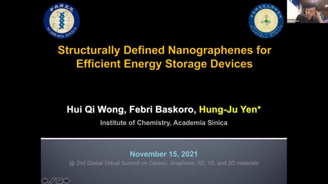 ⁣Structurally Defined Nanographenes for Efficient Energy Storage Devices | Hung-Ju Yen