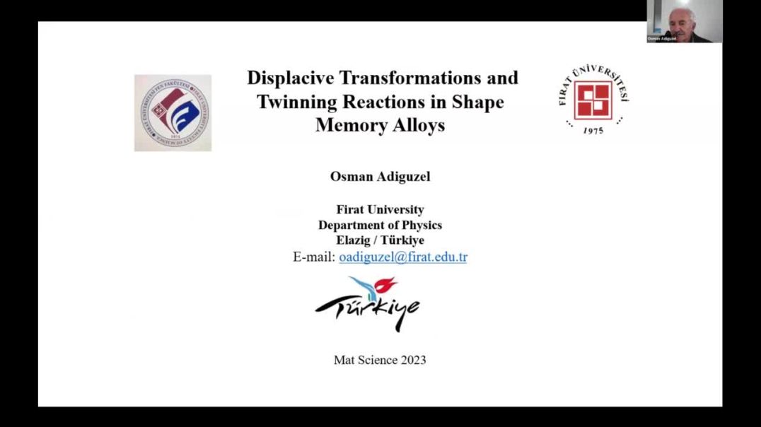 ⁣Displacive Transformations and Twinning Reactions in Shape Memory Alloys | Osman Adiguzel