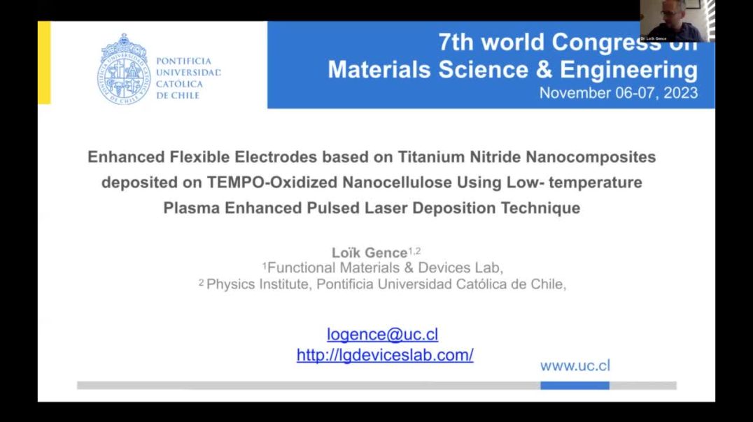 ⁣Enhanced Flexible Electrodes based on Titanium Nitride Nanocomposites | Loik GENCE