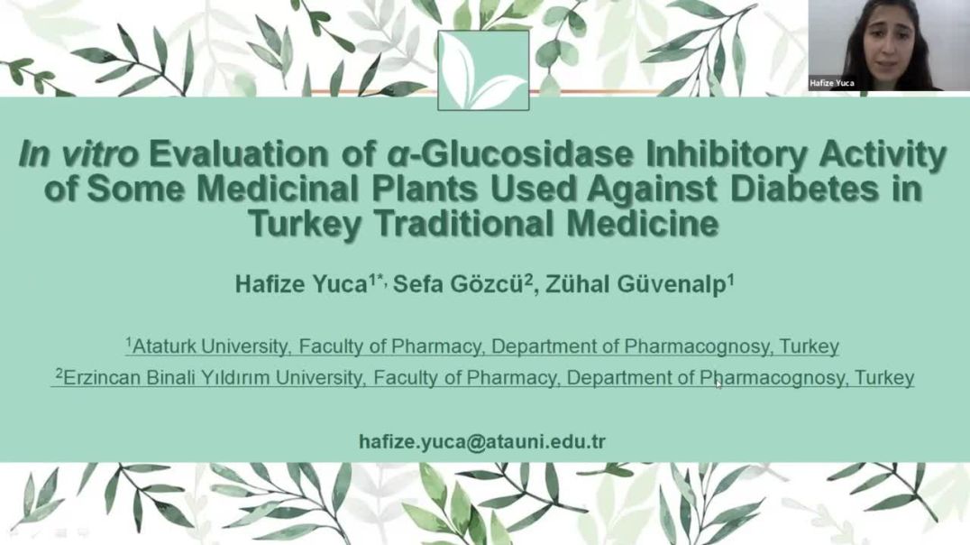 In vitro Evaluation of α-Glucosidase Inhibitory Activity of Some Medicinal Plants | Hafize